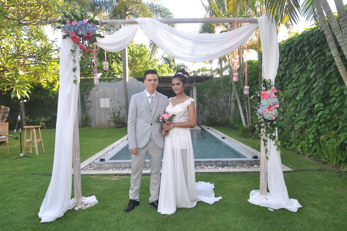 Événement de mariage à la Casa Mateo Villa Seminyak Bali