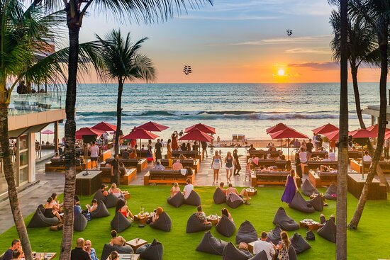 Beach Club In Seminyak Beach