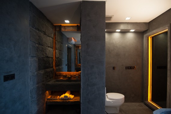 Salle de bain de la suite loft